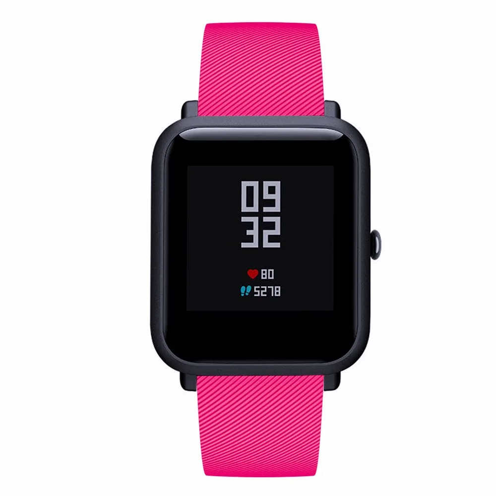 Стильный ремешок на запястье для Amazfit спортивный сменный Браслет легкий для Xiaomi Huami Amazfit Bip Молодежные часы аксессуар L0522