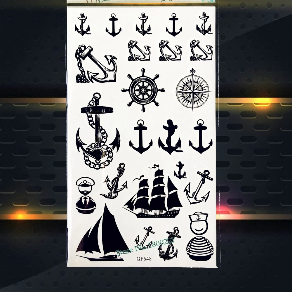 Черный Феникс конструкции Временные татуировки Для женщин Средства ухода за