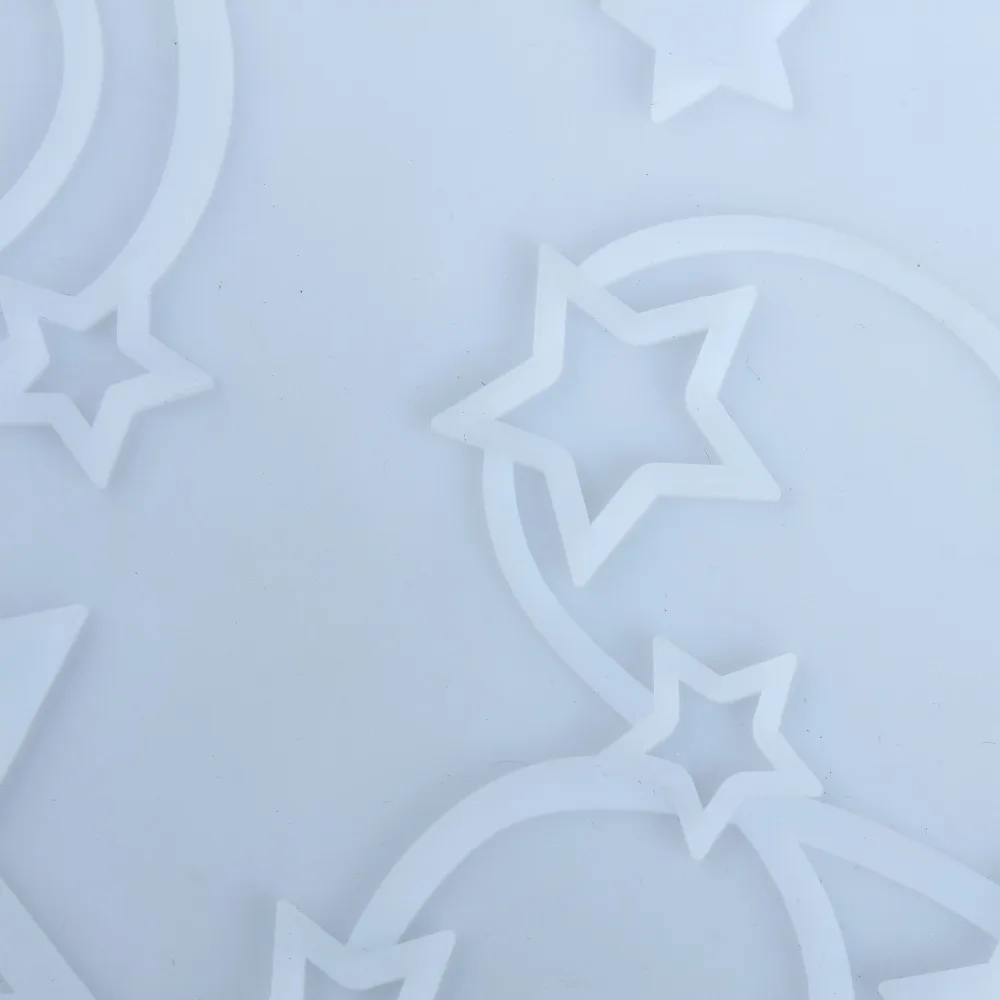 490*490 мм силиконовый кружевной коврик в форме звезды для украшения торта кружево