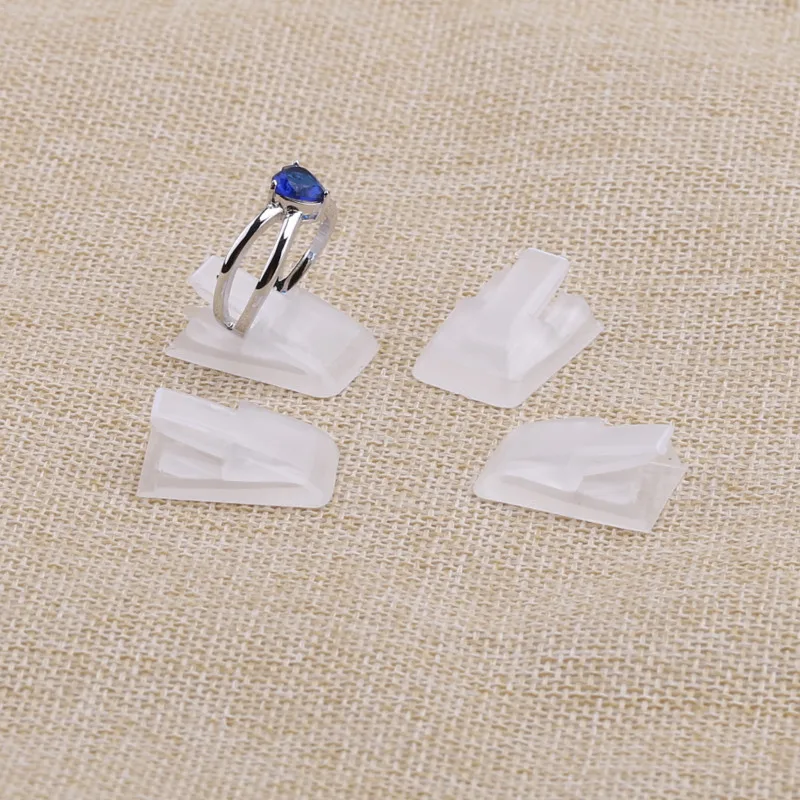 100 шт. держатель подставка для демонстрации колец черного и белого цвета 1x0 6