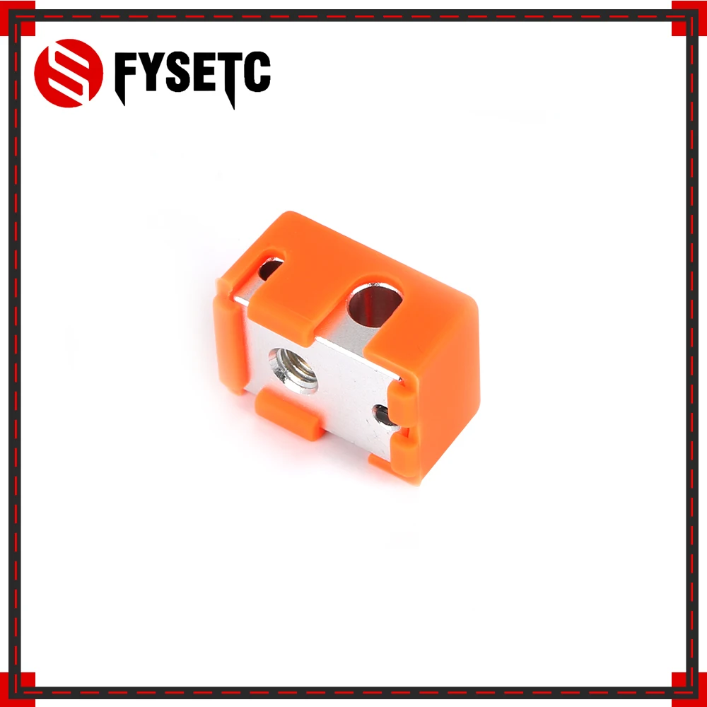 3pcs Updating PT100 Block Silicone Sock Kit Orange For E3D DIY V6 Hotend Prusa i3 MK3 Ultimaker 3D Printer Heated | Компьютеры и офис