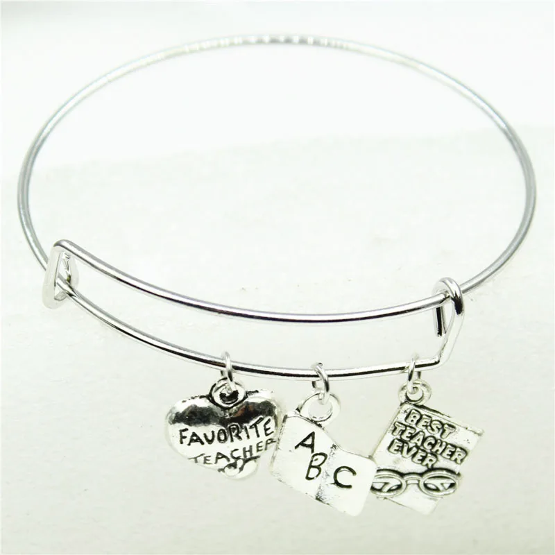 Регулируемые браслеты 10 шт. лучшие для учителя ювелирные изделия расширяемые