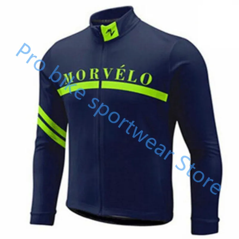 cycling jersey 16 Morvelo весна и осень с длинным рукавом костюмы Pro team Велоспорт Джерси гонки Велосипедный спорт велосипедная Одежда Майо Ropa Ciclismo - Цвет: cycling jersey 16