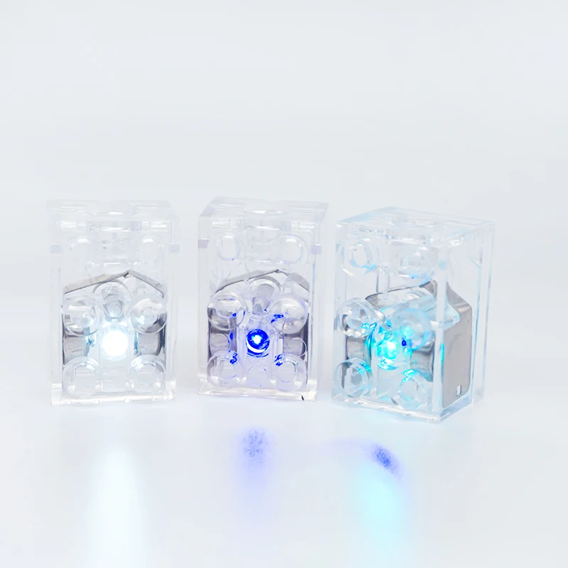 5 шт. светящиеся головоломки настольные игры для детей LED блок Семья/вечерние дети