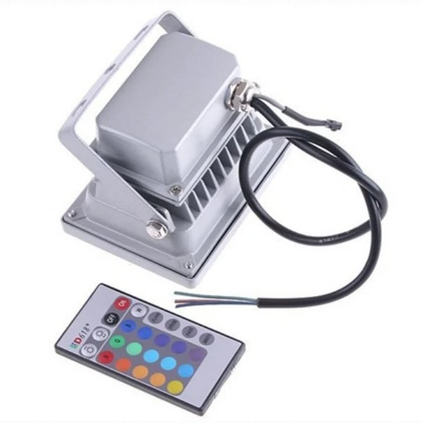 Наружный прожектор 10 Вт 20 30 50 RGB Светодиодный точечный уличный свет с ИК пультом