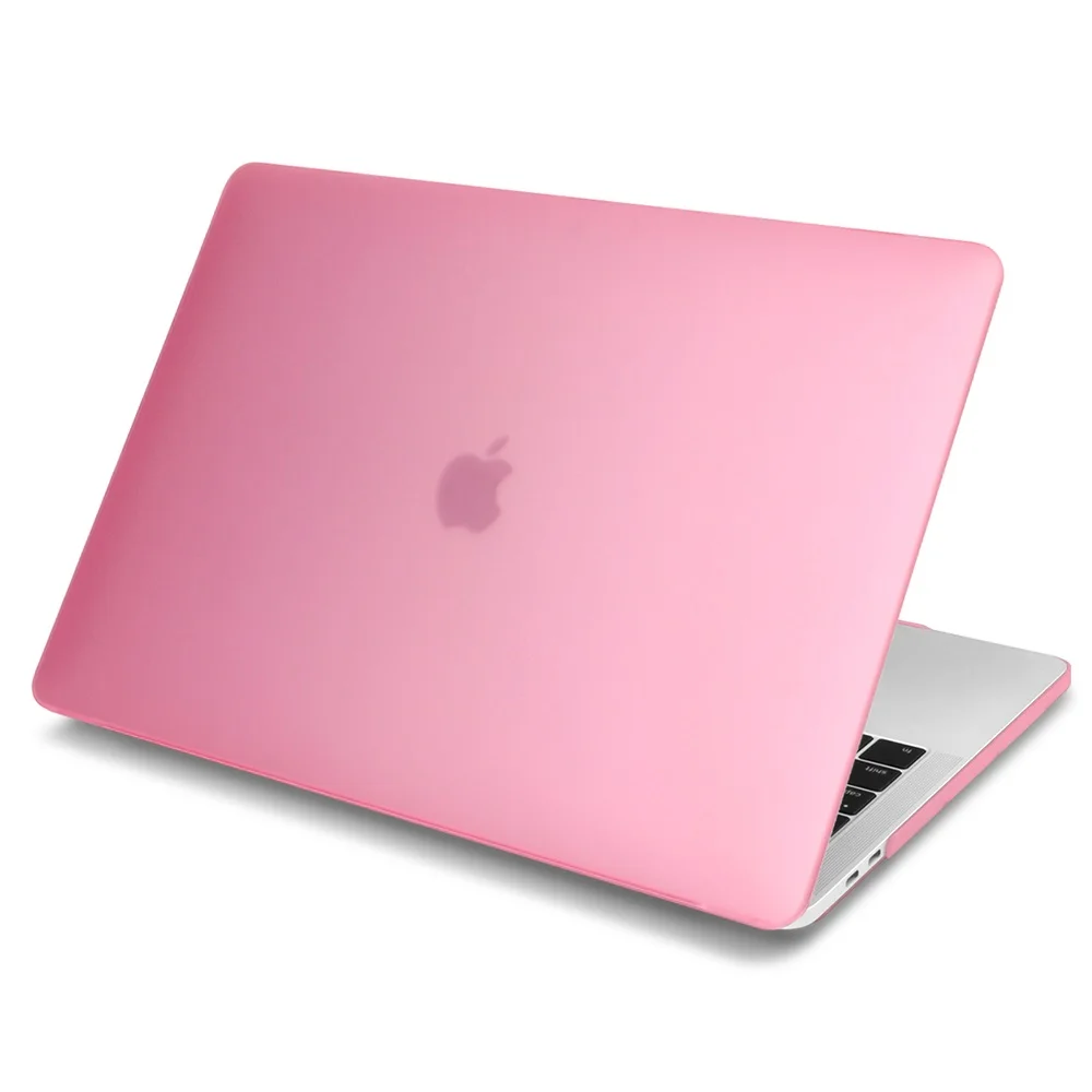 Matte Pink Кейс для ноутбука за Macbook Air 1113 дюймов A1466 A1932 Pro 13.3 15 retina A1706 A1708 A1989 Сумка для ноутбука - Цвет: Matte Pink