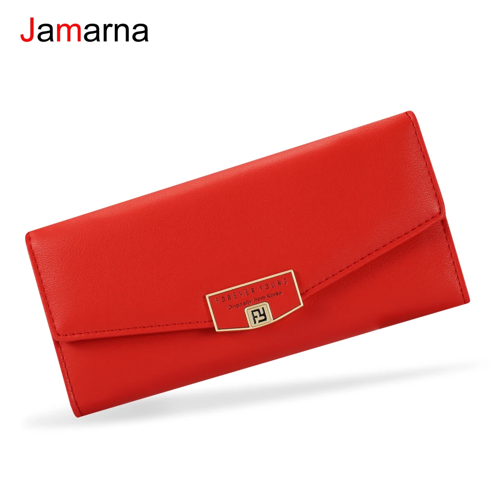 Jamarna женские кошельки из искусственной кожи женские кошельки большой емкости кошелек женский портмоне держатель для карт женские кошельки для мобильных телефонов