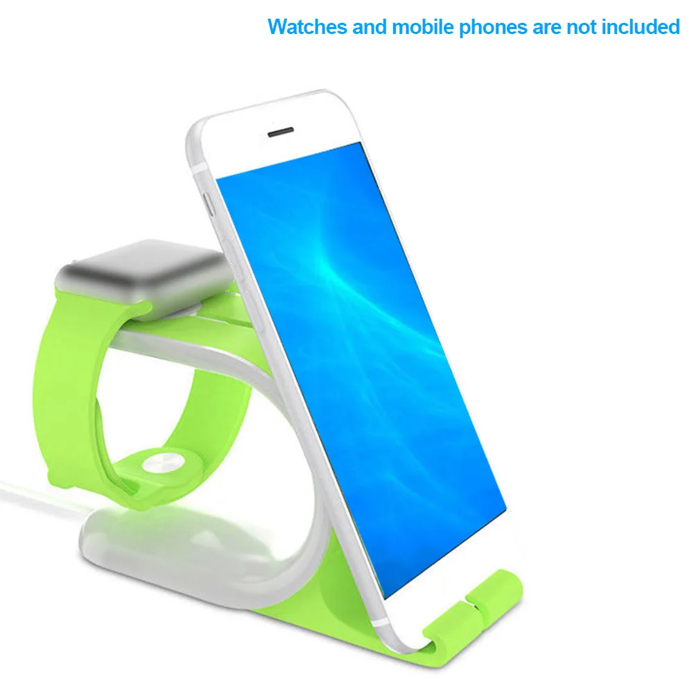 2 IN 1 For Apple Watch Charging Holder Universal Useful ABS Lightweight Mini Phone Durable | Мобильные телефоны и