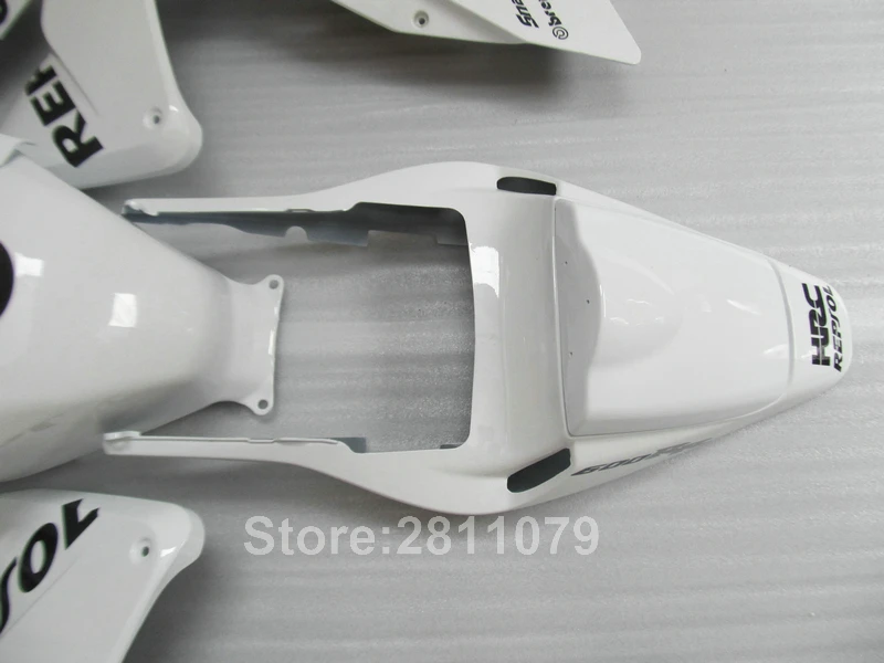 Литье под давлением горячая Распродажа обтекатель комплект для Honda CBR600RR 03 04 белый