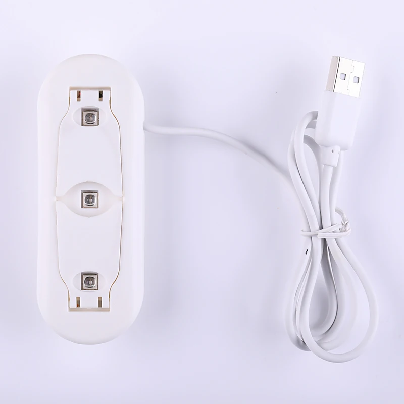 6 Вт белая УФ лампа Сушилка для ногтей отверждающая машина с usb-кабелем мини