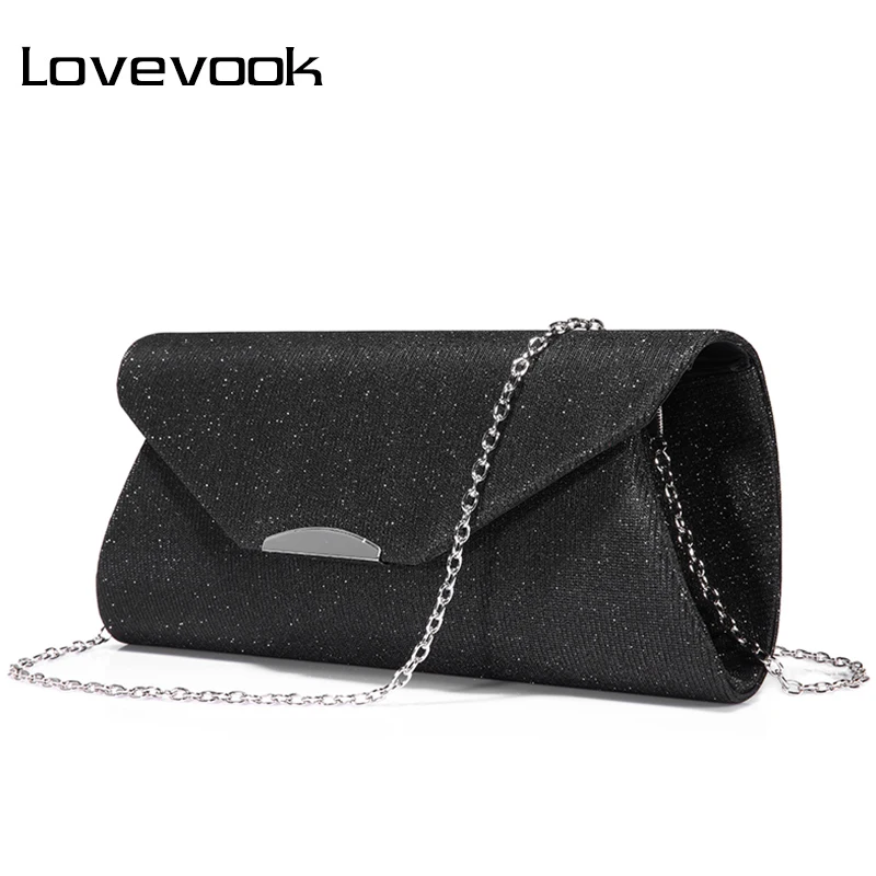 Женские вечерние клатчи LOVEVOOK сумочки через плечо с цепочками| |