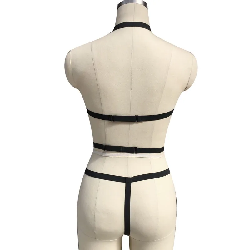 Женское модное украшение для тела жгут бондаж Харадзюку комплект эластическая