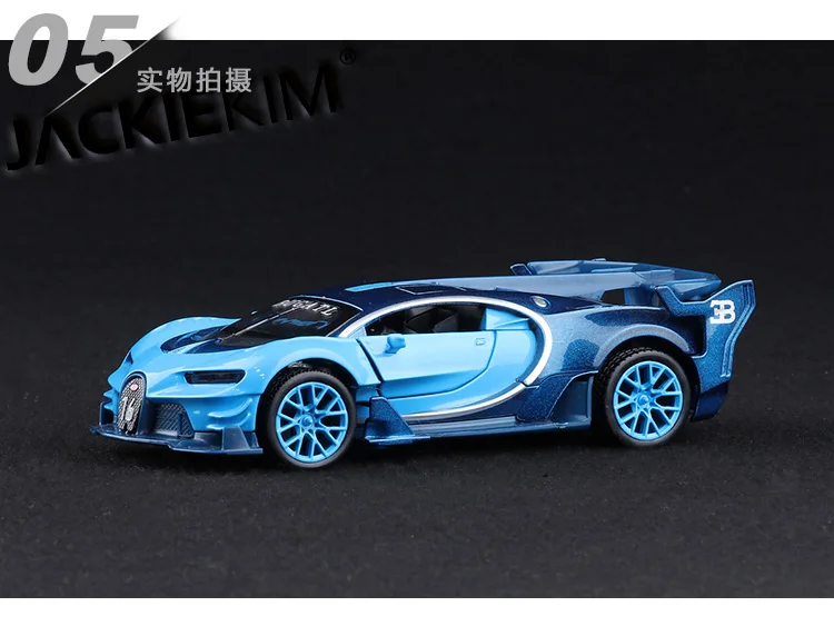 1:32 Масштаб Bugatti VISION GT Металлический Игрушечный сплав автомобиль Diecasts& игрушечный Транспорт модель автомобиля Миниатюрная модель автомобиля игрушки для детей Подарки