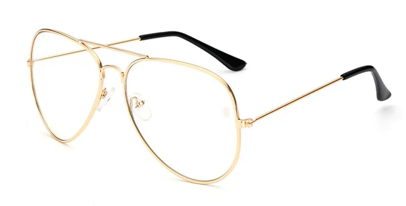 Очки классические очки пилота с двойным мостом оправа для очков выполненная на