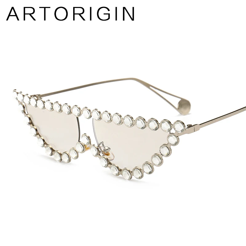 ARTORIGIN брендовые роскошные солнцезащитные очки для женщин Кошачий глаз стильный