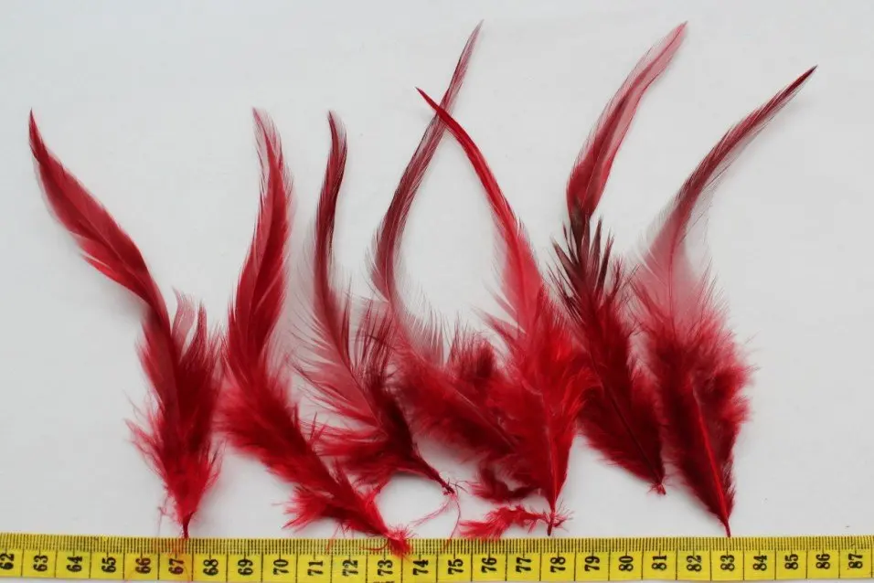 Набор красных седло для наращивания волос петуха 4-6 дюймов 600 шт. | Дом и сад