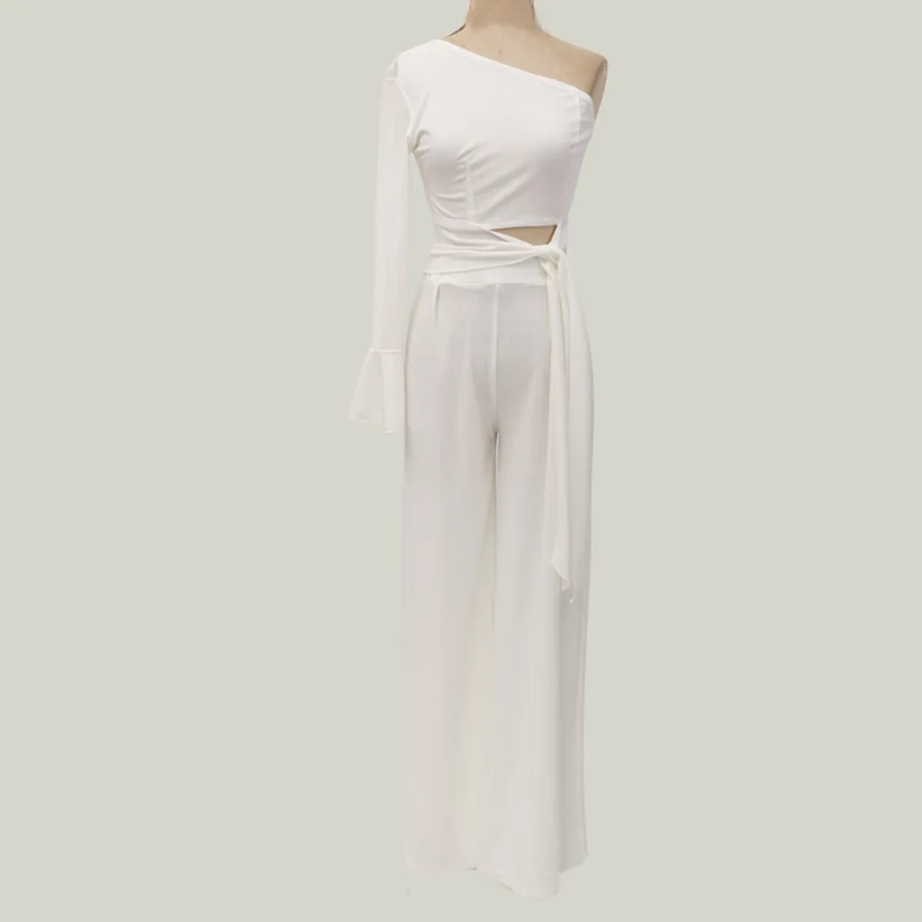 Новинка, летние женские Клубные бандажные комплекты, Vestidos, белые топы и штаны, 2 предмета в комплекте, вечерние комплекты знаменитостей