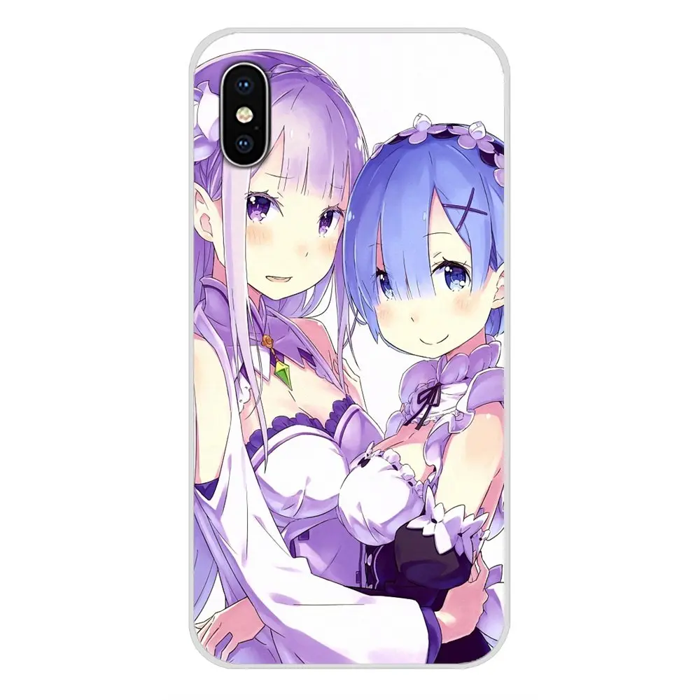 Аксессуары чехлы для телефонов Huawei P8 9 Lite Nova 2i 3i GR3 Y6 Pro Y7 Y8 Y9 Prime 2017 2018 2019 Rem Re Zero Girl