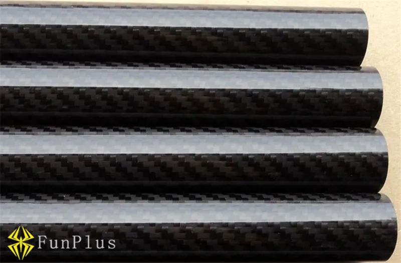2 шт. Высокопрочный легкий вес 3K Углеродное волокно 10 мм X 8 500 рулонная обернутая