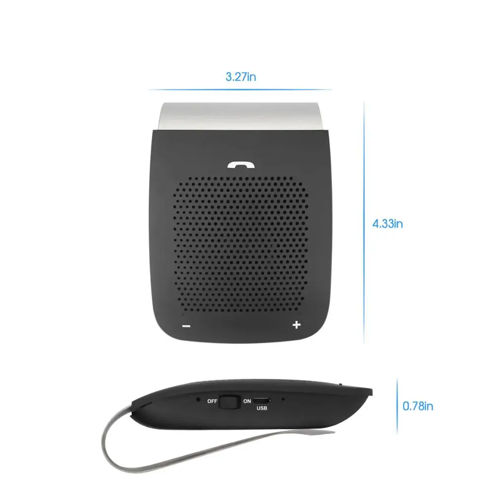 Автомобильный bluetooth динамик с Bluetooth автомобильный козырек громкая связь новый