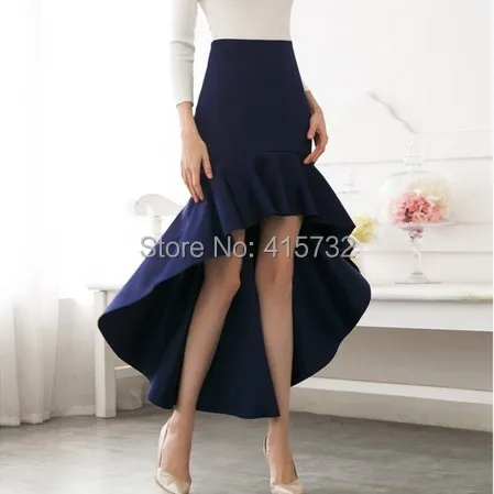 Женская длинная юбка в стиле Русалочки весенне осенняя с рыбим хвостом XXL