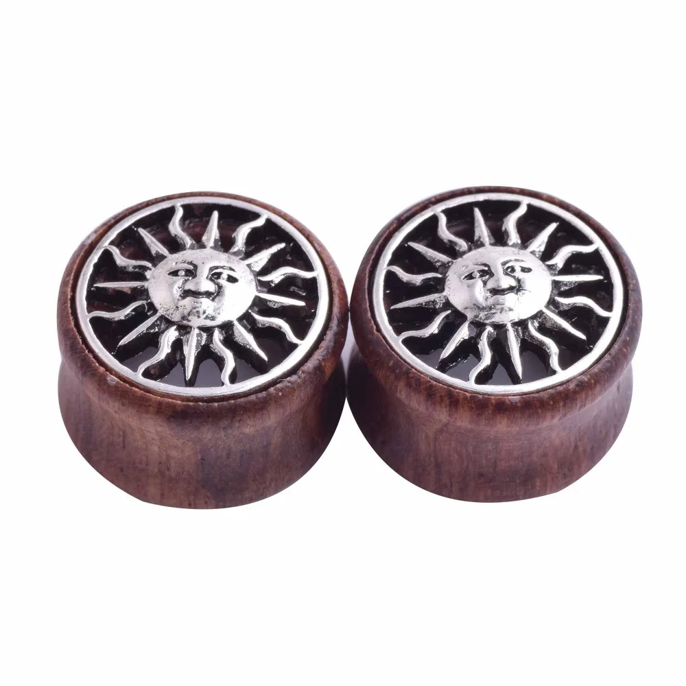 Туннели для пирсинга тела диаметром 8-20 мм новинка этнические туннели из