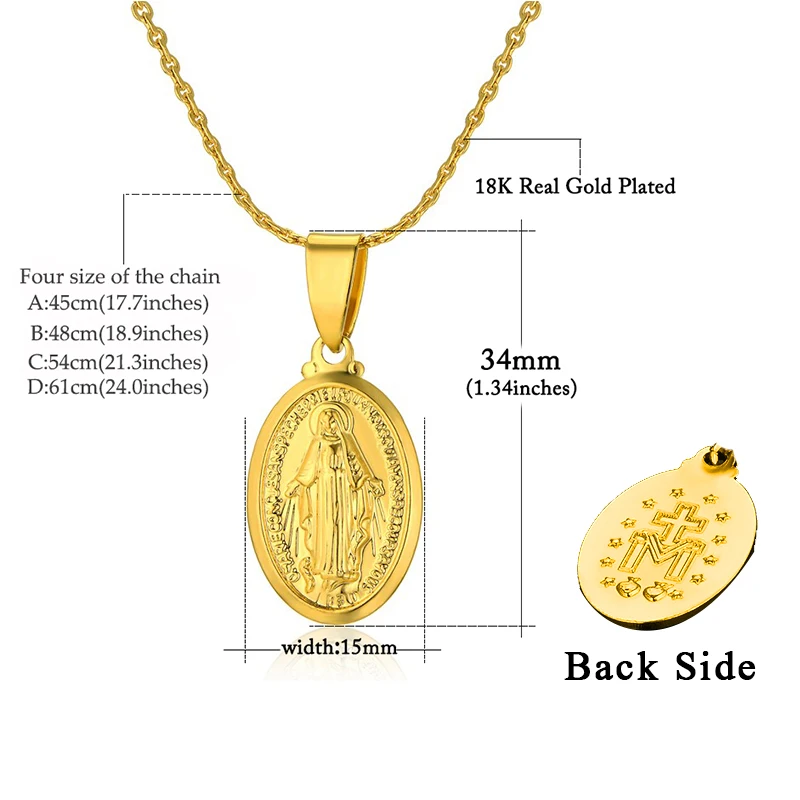 Религиозные ювелирные изделия девственные Мария Подвески 2018 христианские