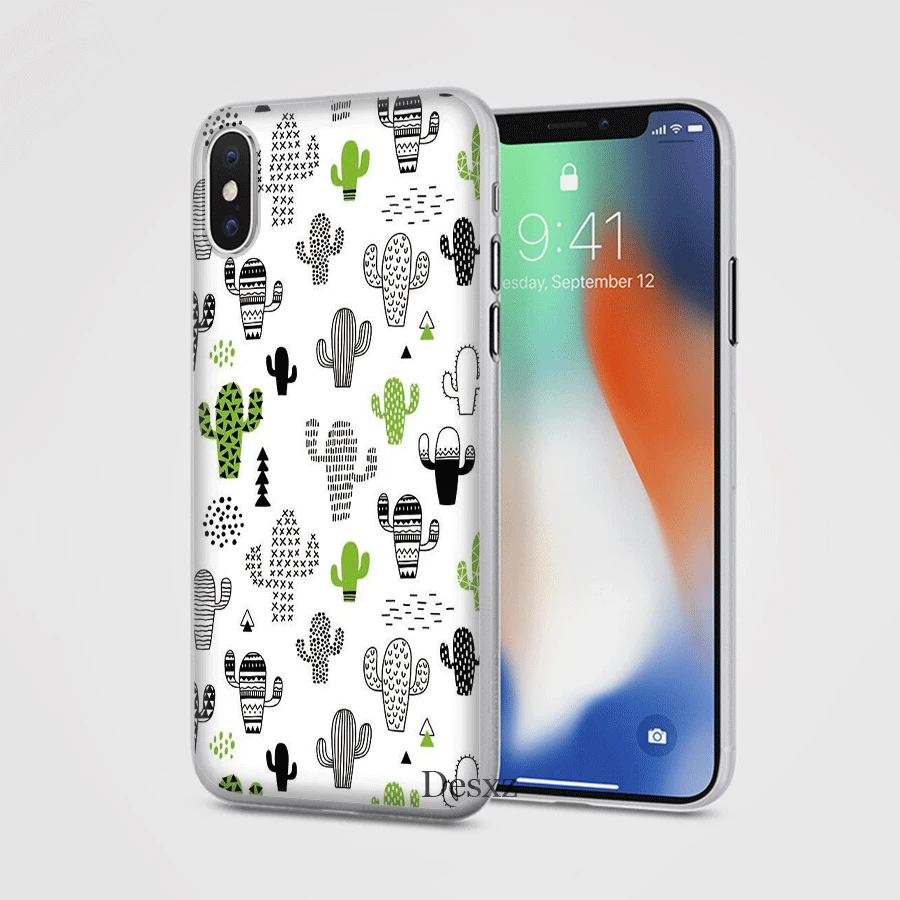Чехол для телефона ярких цветов с изображением листьев чехол iPhone 5 5S SE 6 6s 7 8 Plus X XS XR