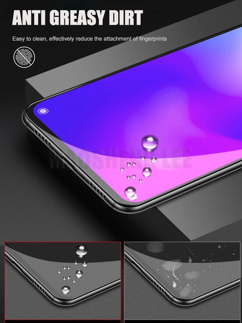2 шт./лот закаленное стекло для Xiaomi Mi 9 mi9 защита экрана от синего света Защитное mi