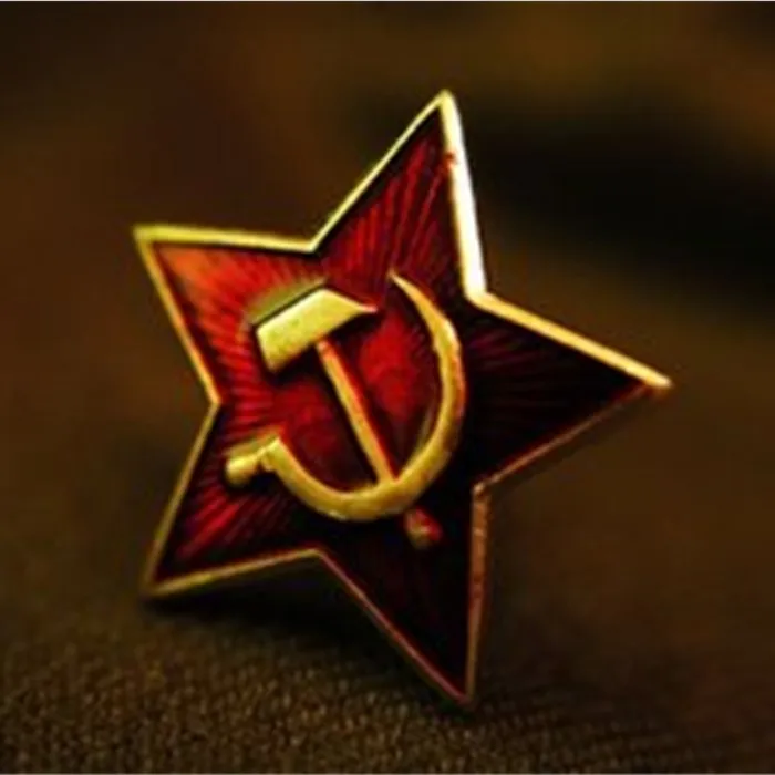 Значок на лацкан с надписью Россия СССР Винтажный Классический Металлический