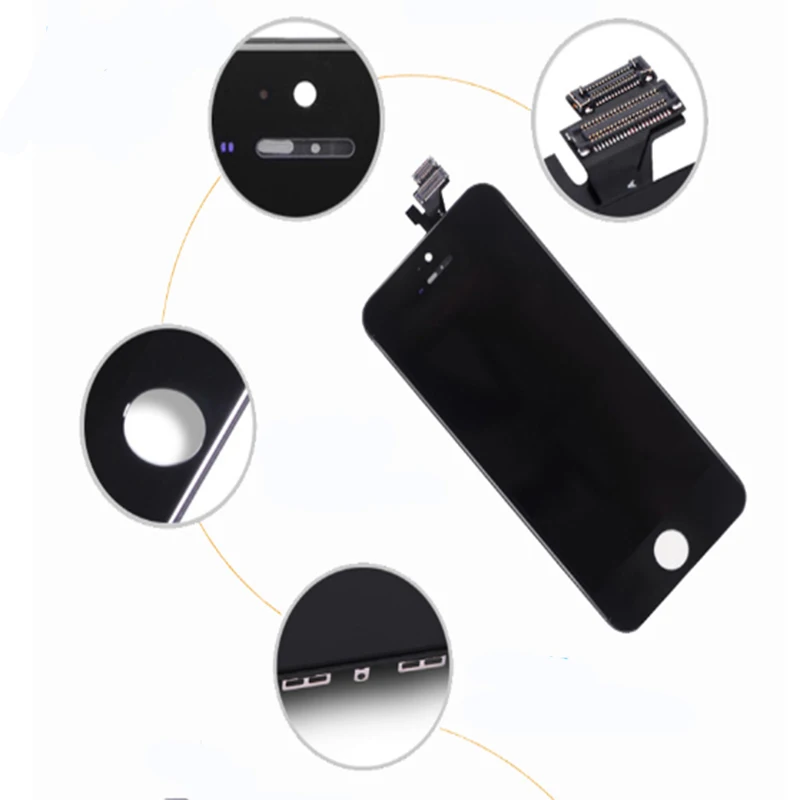 AAA + качественный ЖК-дисплей для iPhone 5 ЖК-экран 5S дигитайзер кодирующий