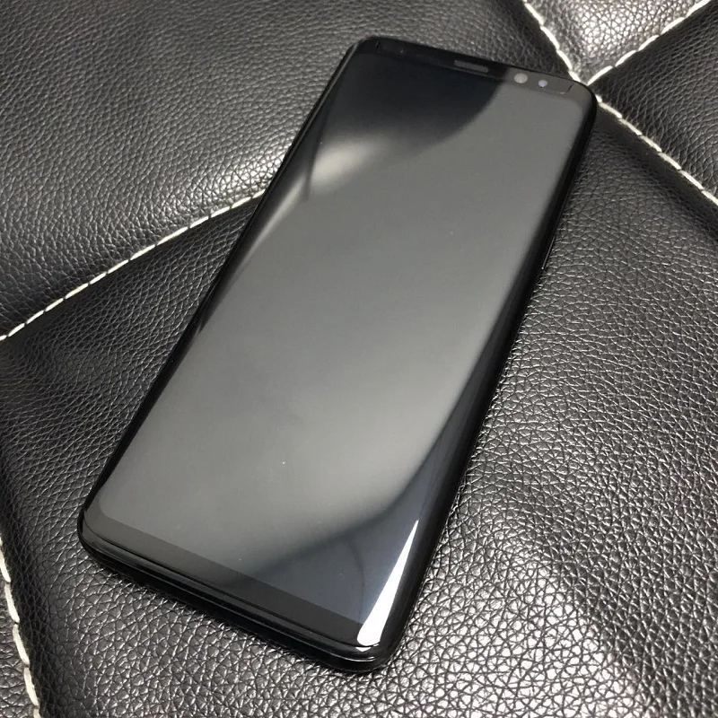 Закаленное 3d стекло с полным покрытием клея для Samsung S8 S9 Note9 защита экрана чехол