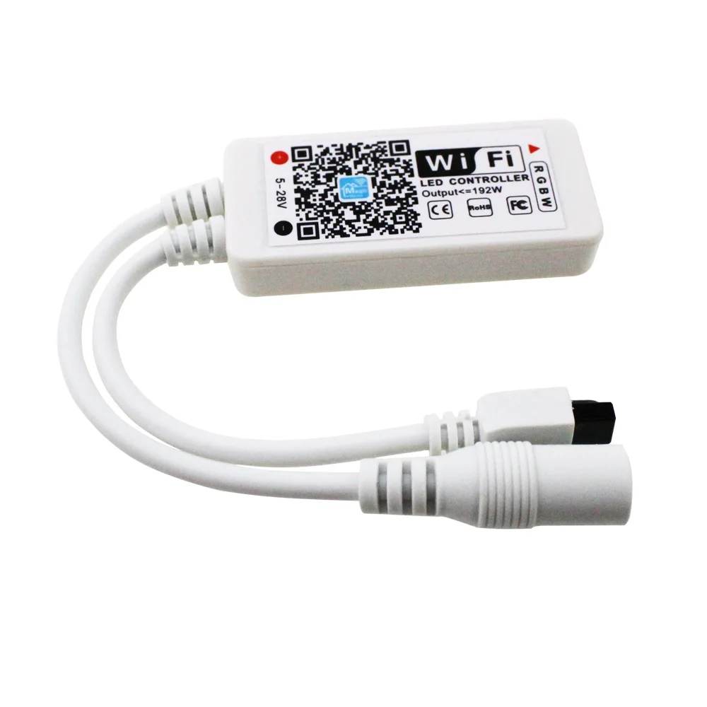 Интеллектуальная беспроводная(Wi-Fi) Музыка RGB/RGBW/RGBWW светодиодный Управление; мини DC12V ИК 24Key дистанционного Управление для 5050 2835 3528 Светодиодные ленты света