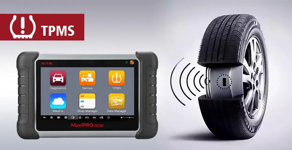 AUTEL MaxiPRO MP808TS OBD2 сканер автомобильное транспортное Bluetooth OBDII автомобиля диагностический инструмент ПП давления воздуха в шинах программирования код ридер