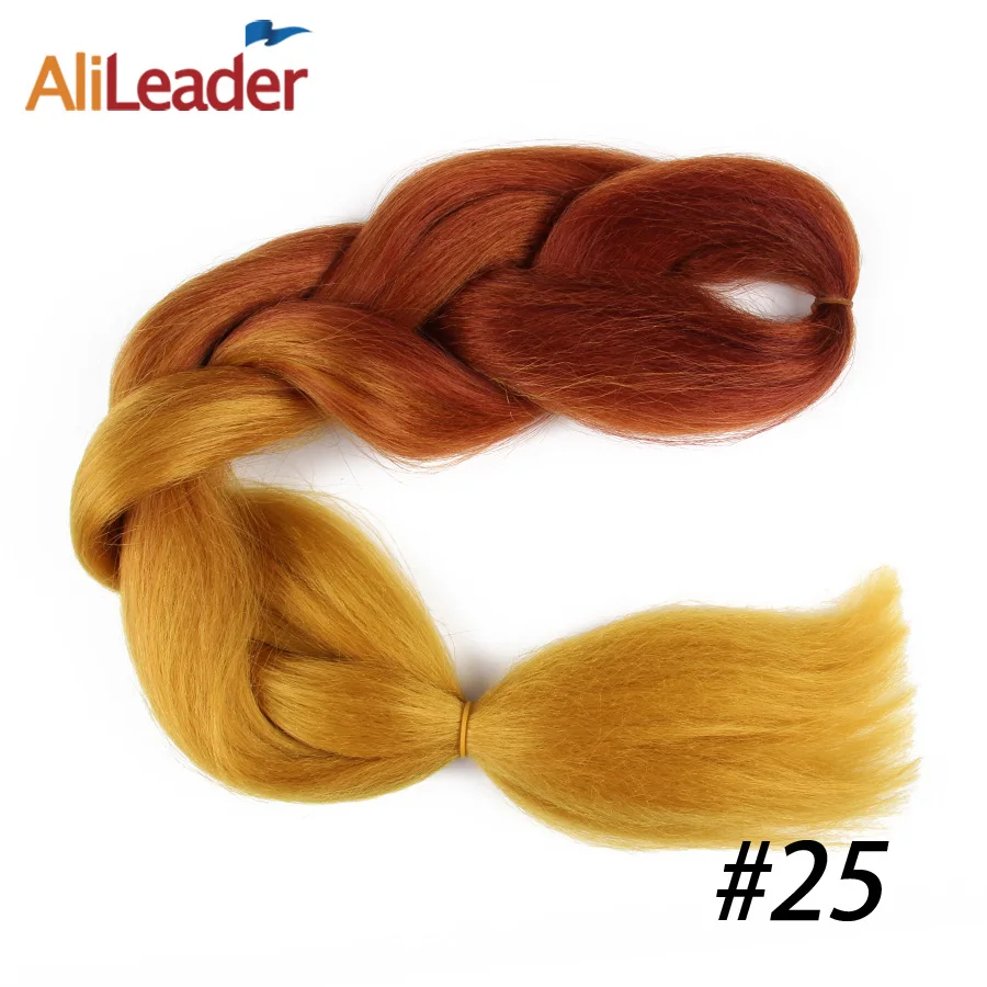 M1b/бургунди AliLeader чистый цвет и Омбре косички волос 1B 2 4 27 33 613 99J серый розовый синтетические волосы Jumbo косички для наращивания 2" 100 г - Цвет: M1b/бургунди