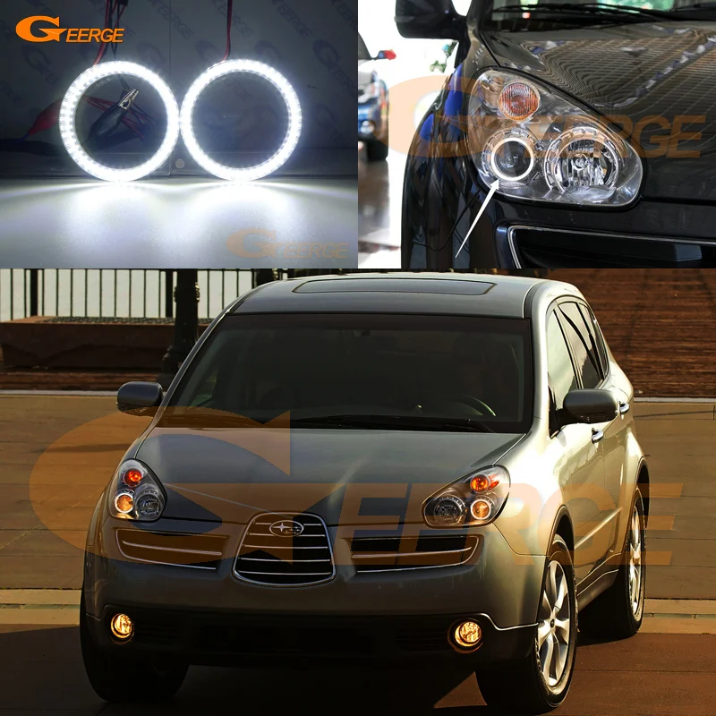 Для Subaru Tribeca B9 2006 2007 отличный smd комплект светодиодов «глаза ангела» Дневной светильник Ультра яркое освещение DRL