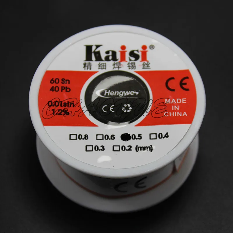 Оловянно-свинцовый припой Проволочная проволока для пайки с канифолью 0 3 мм 4 5 6