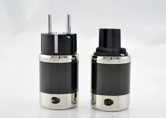 CFT пара высококачественный кабель питания переменного тока из углеродного