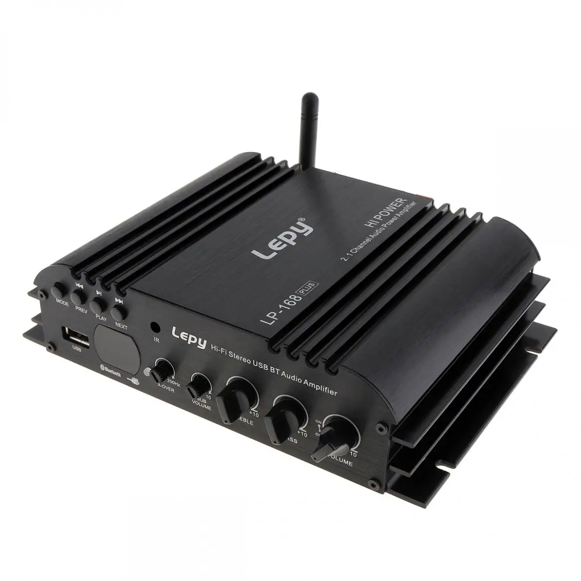 LP-168S 45WX2 Hi-Fi стерео USB Bluetooth автомобильный аудио усилитель поддержка EDR Bluetooth 2,1 канал с пультом дистанционного управления/адаптер питания