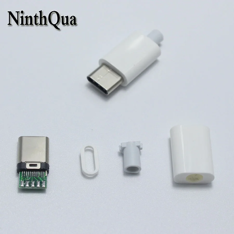 1 комплект USB 3 Тип C штекер типа сварочный разъем 4 в PCB для Apple iPhone 5 ipad и т. Д.