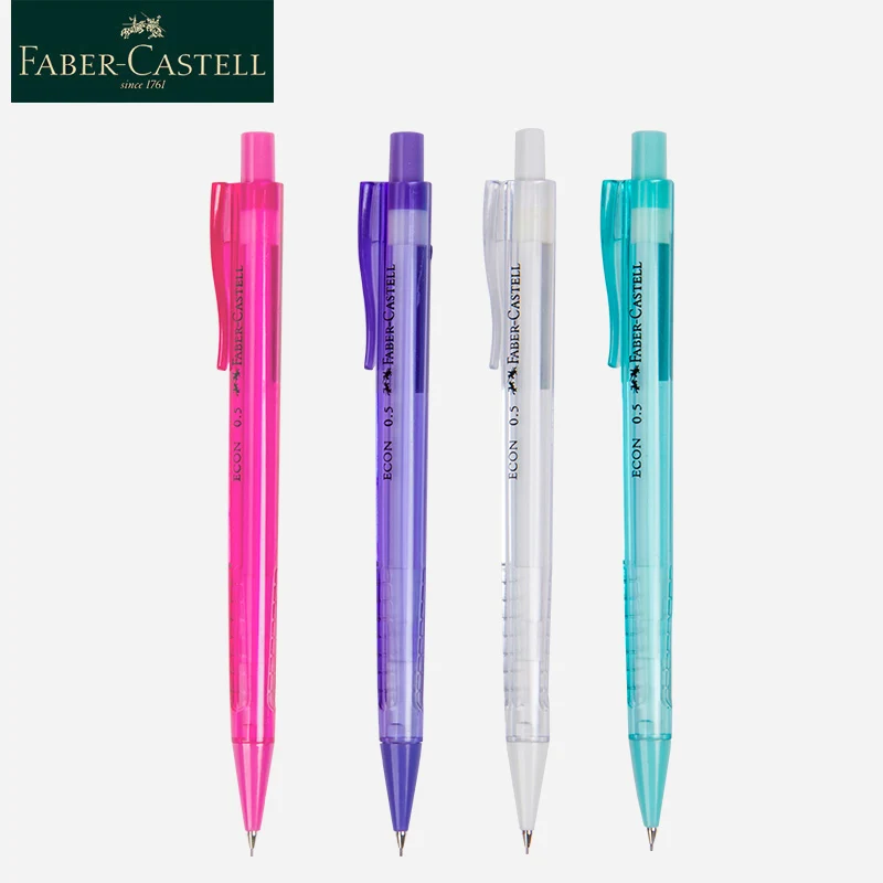Faber-Castell Mechanical Pencil 0.5MM Lead Core 1Piece Traingle Pen Anti-slip Design Cute For School Supplies With 4Color | Канцтовары