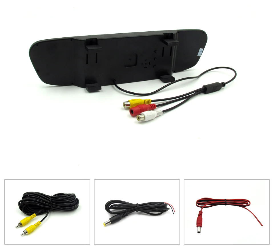 backup camera and rearview mirror LCD monitor kit for car Waterproof Night Vision Rear-view License Plate Car Reverse Rearvie | Автомобили