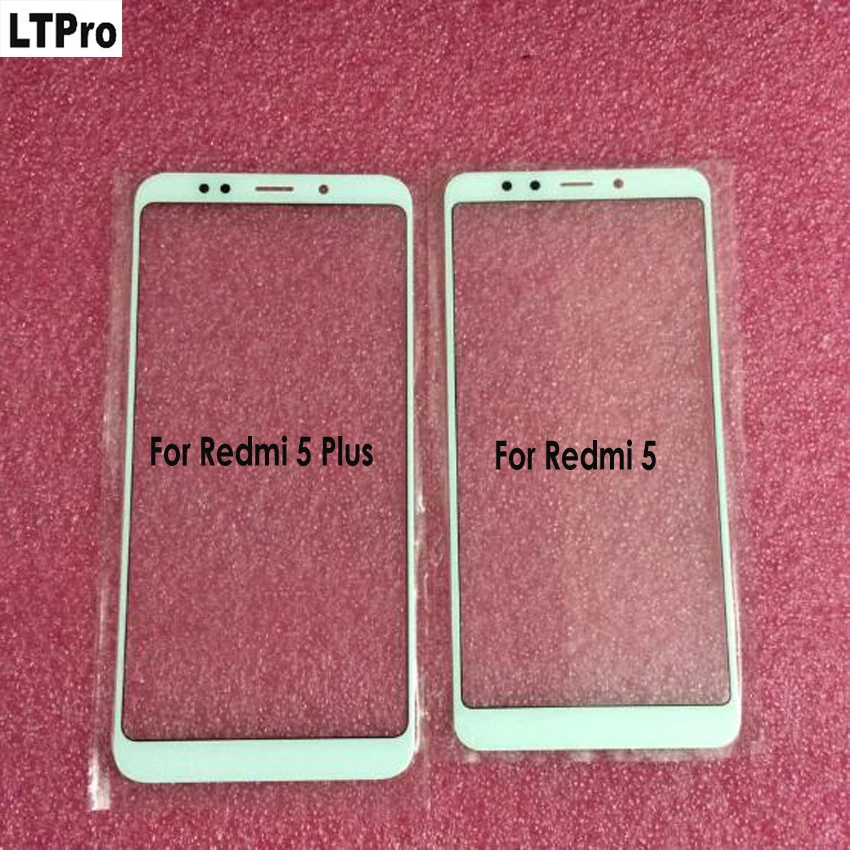 LTPro новый внешний верхний экран объектива Переднее стекло для Xiaomi Redmi 5/Redmi 5 Plus/Note