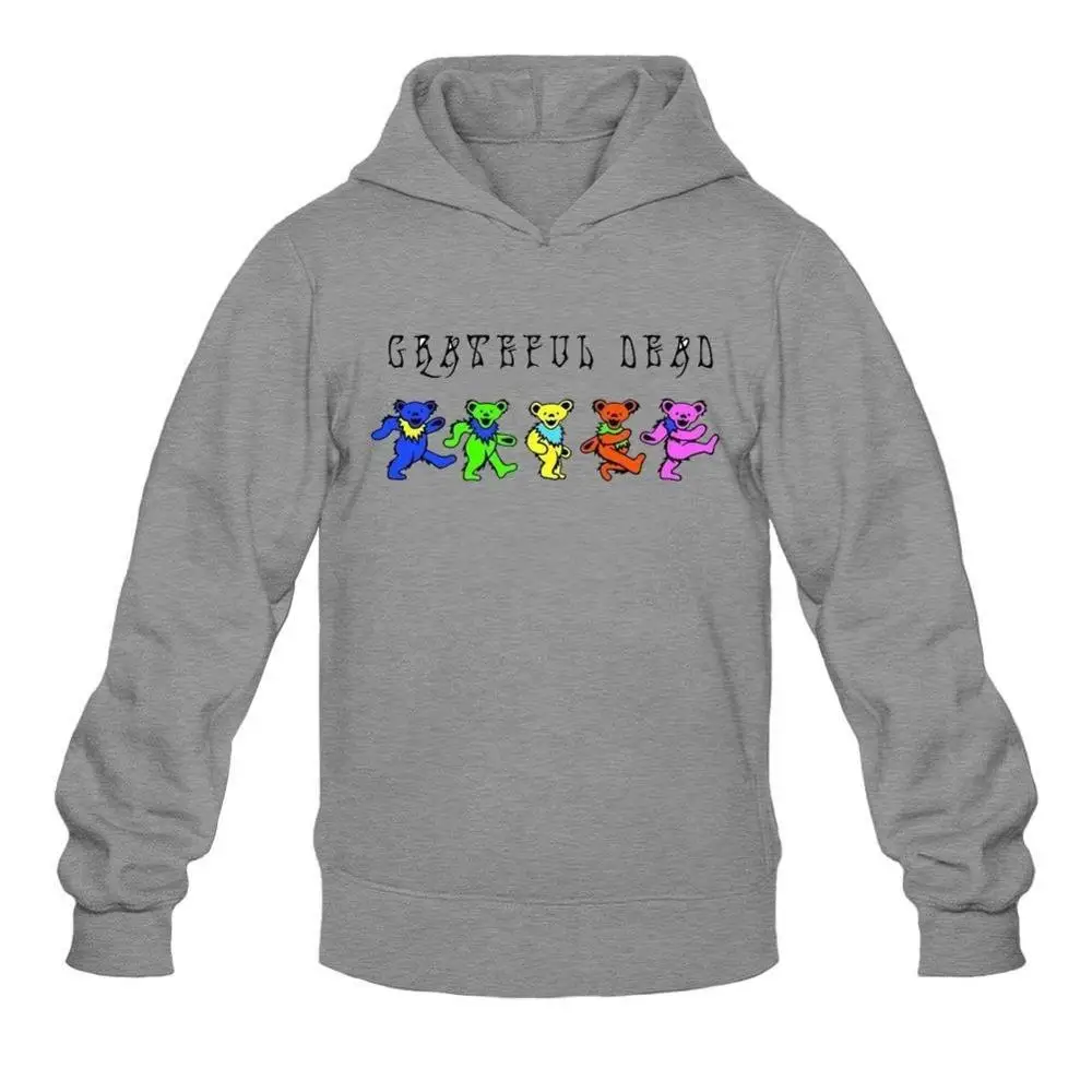 Мужская Grateful Dead Танцующие Медведи Толстовка Толстовка|hoodie sweatshirt|sweatshirt 2013hoodie mask |