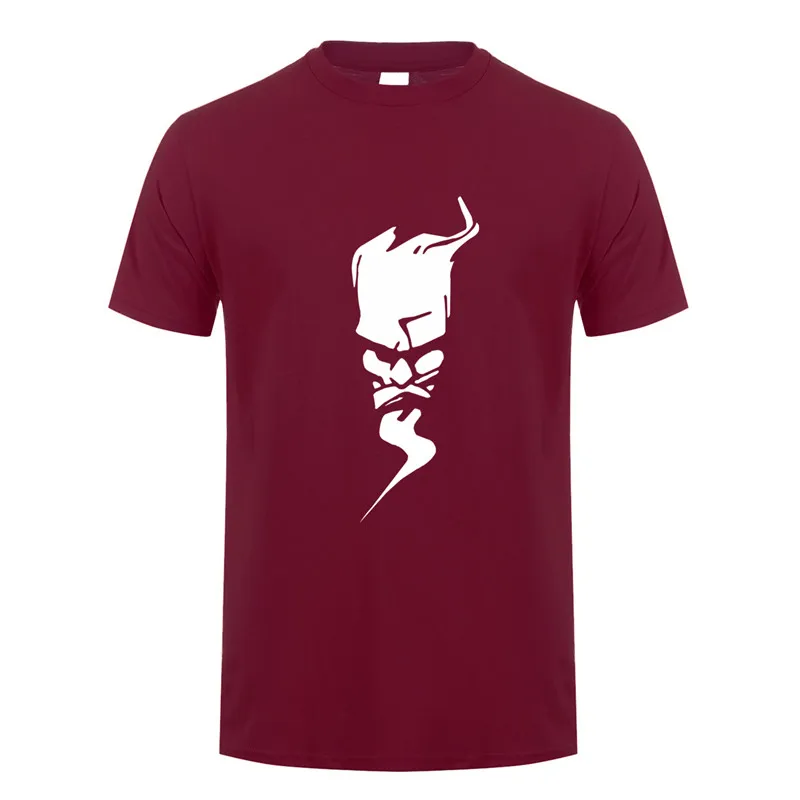 Maroon Волшебник Thunderdome футболка футболки мужские новые летние модные с коротким рукавом Хлопок o-образным вырезом Футболка DS-030 - Цвет: Maroon