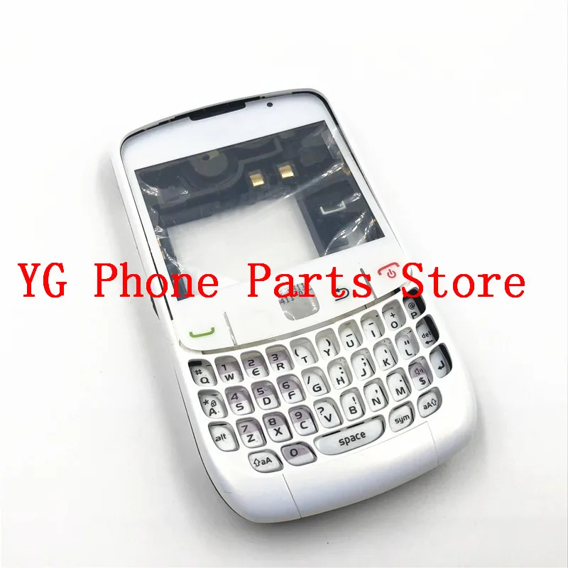 RTBESTOYZ белый и черный полный корпус для Blackberry Curve 8520 Полный чехол Замена