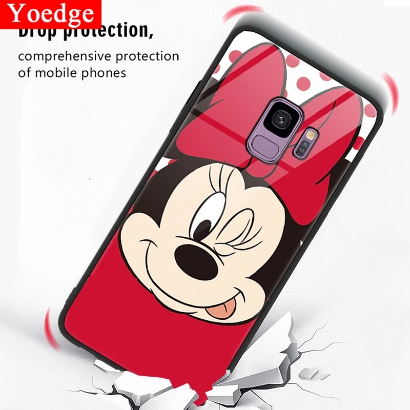 Закаленное Стекло чехол для samsung Galaxy S10 S10e J4 J6 A6 A7 A8 A9 J5 J7 S8 S9 S10 плюс A30 A40 A50 A70 Note 8 9 крышка