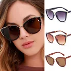 Солнцезащитные очки женские, кошачий глаз, градиентные, UV400