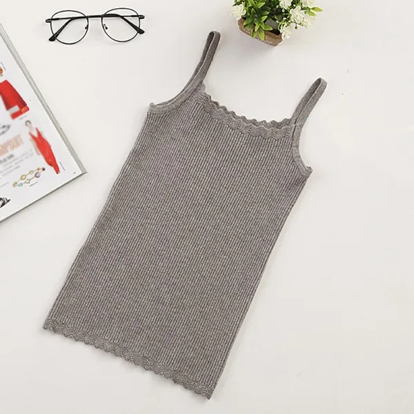 H Сексуальные трикотажные топы ropa mujer Летний Топ для женщин топы на бретельках - Цвет: H