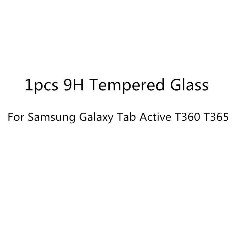 BINFUL 0,3 мм 9H закаленное стекло экрана Защитная пленка для samsung Galaxy Tab Active T360 T365 Active 2 T395 T390 - Цвет: For T360 T365